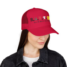 Load image into Gallery viewer, Trucker Hat — Rusted Retro Gas Pump Logo (Foam Front)
