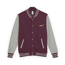 Load image into Gallery viewer, Letterman Jacket - Retro Color Block 'Hustle' Chest Logo
