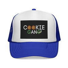 Load image into Gallery viewer, Cookie Gang Trucker Cap — Fun Retro Snack Lover Baseball Hat
