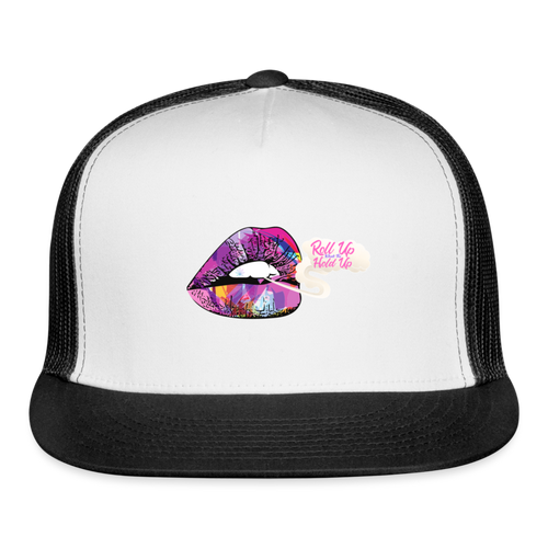 Roll Up Whats The Hold Up - white/black