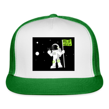 Load image into Gallery viewer, Trucker Cap - white/kelly green
