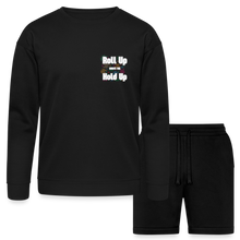Load image into Gallery viewer, Bella + Canvas Unisex Sweatshirt &amp; Short Set - black
